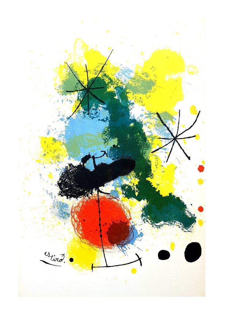 Joan Miro - Original Lithograph - Frontispiece for 