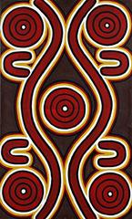 Sandy Hunter Petyarre, "Men's Dreaming" Aboriginal Art Painting 12