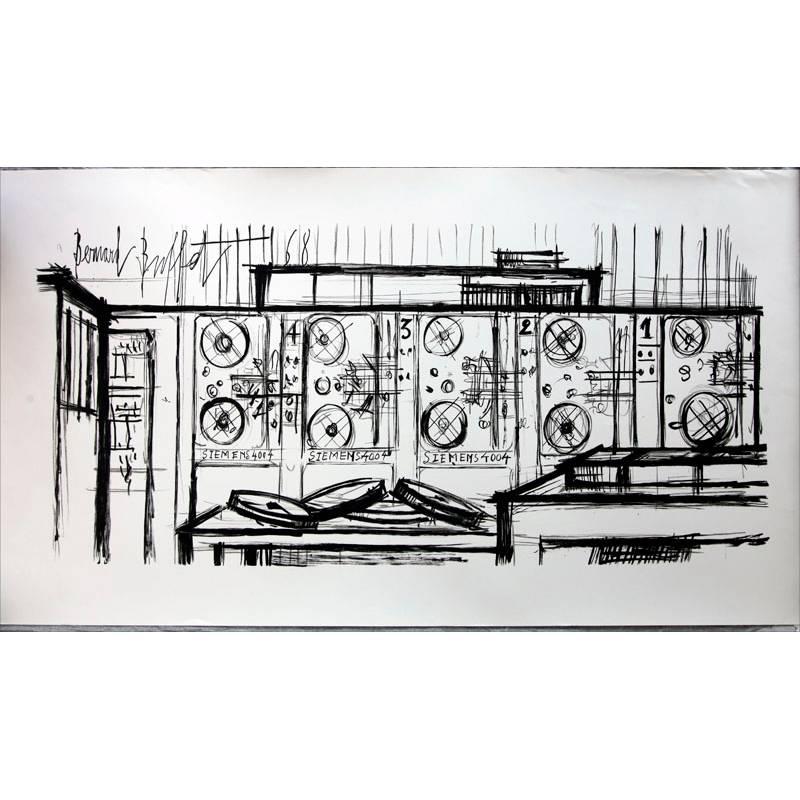 Bernard Buffet - Series of 6 Rare Lithographs - Siemens - 1968 3