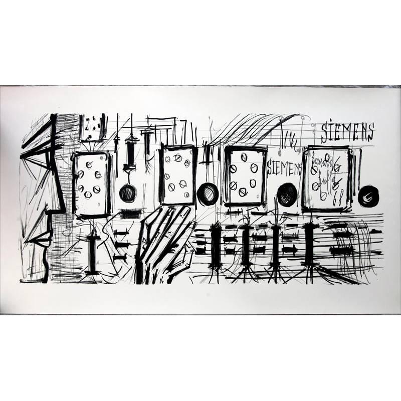 Bernard Buffet - Series of 6 Rare Lithographs - Siemens - 1968 1