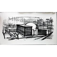 Bernard Buffet - Series of 6 Rare Lithographs - Siemens - 1968