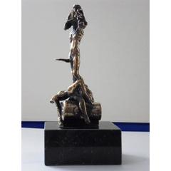 Salvador Dali's Guilded Sculpture Perseus