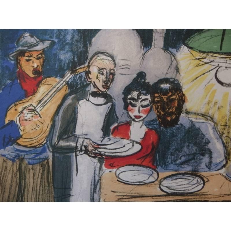 Kees van Dongen
Title: Montmartre 1900
Original Lithograph
Edition of 180
Dimensions: 39 x 30 cm
References: Juffermans JL 34
Information : 
This lithograph was created for the portfolio 