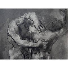 Auguste Rodin - Le Combat - Original Engraving