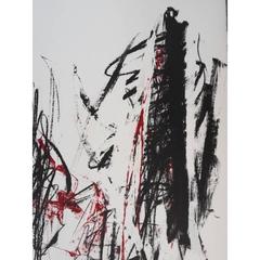 Joan Mitchell - The Trees in Red - Original Lithography