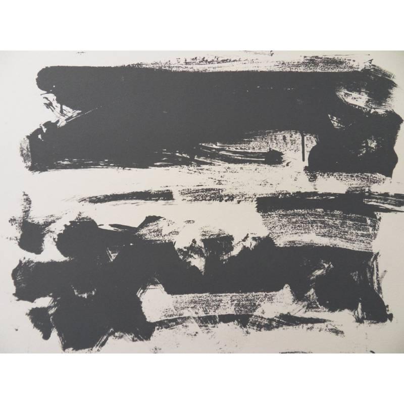 Joan Mitchell - Composition in Grey - Original Lithography 1
