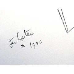 Jean Cocteau - Actress - Original Lithograph