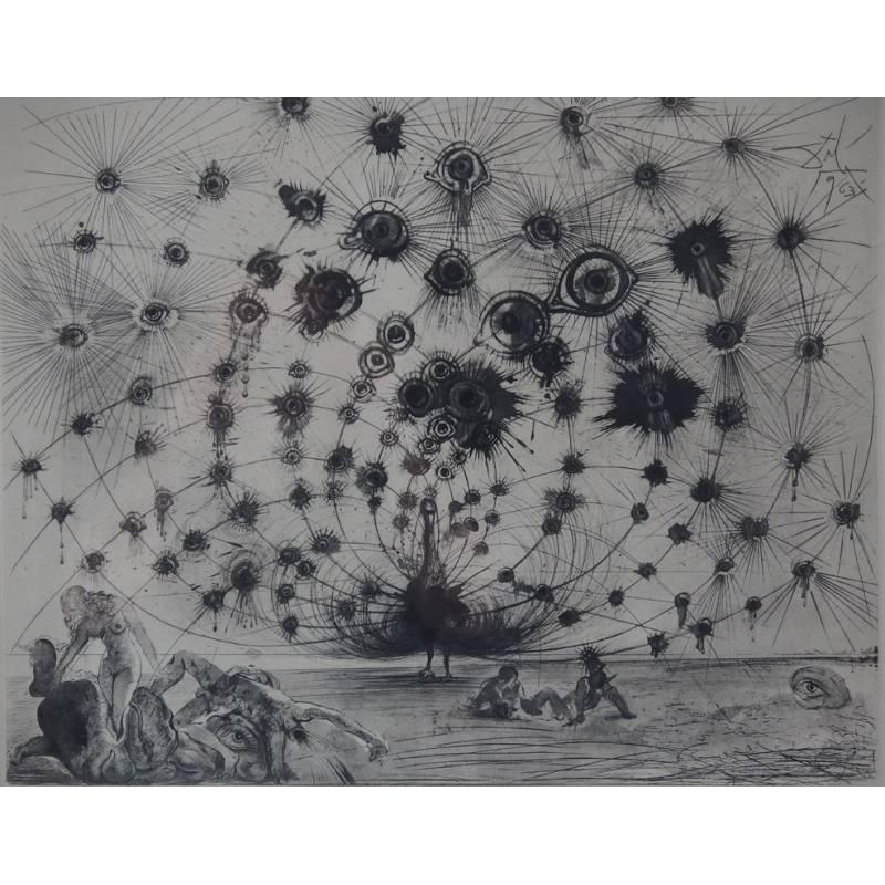 Salvador Dali - Argus - Gravure originale signée - Print de Salvador Dalí