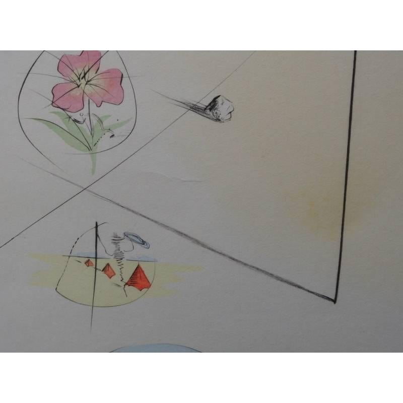 Salvador Dali - Les douze tribus israéliennes - gravure originale signée 1