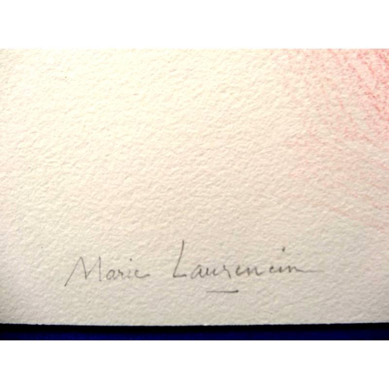 Marie Laurencin - La Coiffeuse - Rare Original Signed Drawing 3