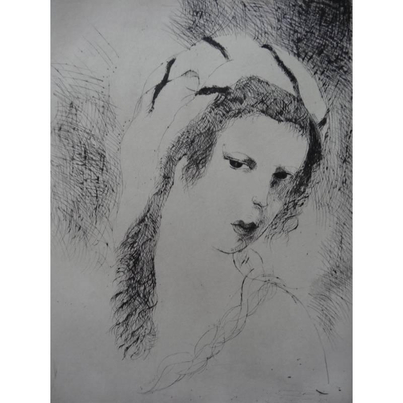 Original Etching by Marie Laurencin
Title: Jeanne
Edition of 100
Dimensions: 38 x 28 cm
Reference : Catalogue raisonné Marchesseau 165

Marie Laurencin (1883-1956)

Marie Laurencin went to Sèvres at the age of eighteen to receive