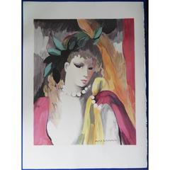 Marie Laurencin - Le collier de perles - Original Lithograph