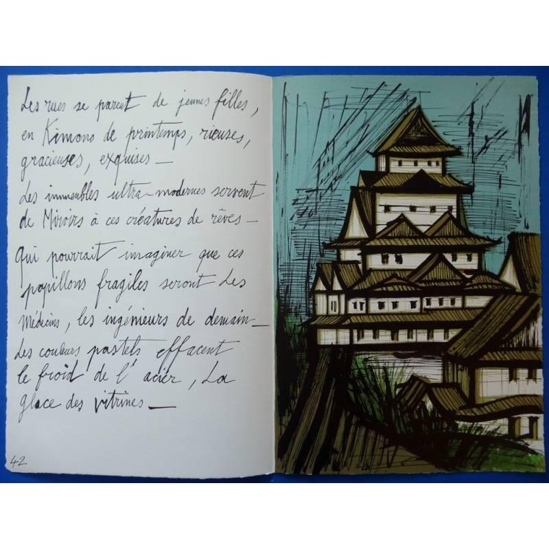 Artist: Bernard Buffet, French (1928 - 1999)
Title: Voyage Au Japon, 24 litographs
Year: 1981
Signed with pencil
Size: 35 x 50 cm
Edition of 180
Reference: Catalogue raisonné vol II, page 62 à 89, ref 365 to 388.

Bernard Buffet was born