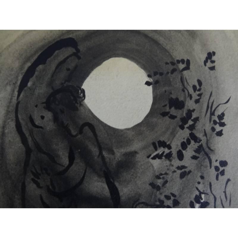 Marc Chagall - Couple Under the Sun - Original Engraving 2