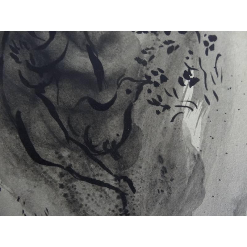 Marc Chagall - Couple Under the Sun - Original Engraving 3