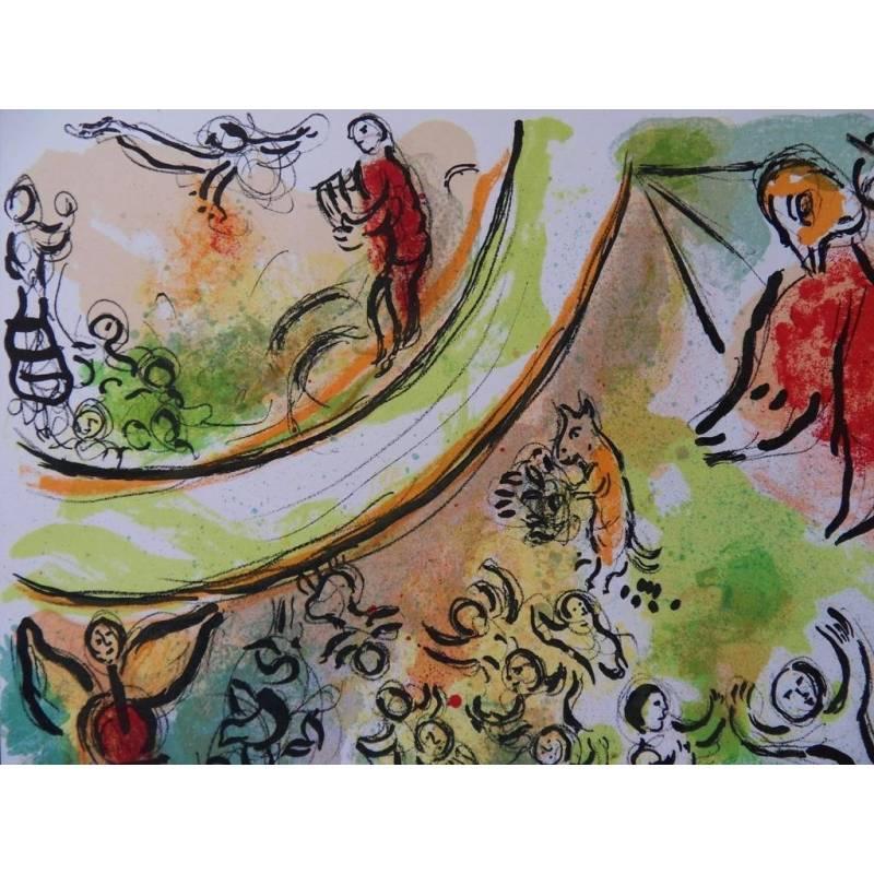 Marc Chagall
Original Lithograph
Title:  Opera Garnier
1965
Dimensions: 25 x 32 cm
Condition : Excellent
Reference: Mourlot #434

Marc Chagall  (born in 1887)

Marc Chagall was born in Belarus in 1887 and developed an early interest in