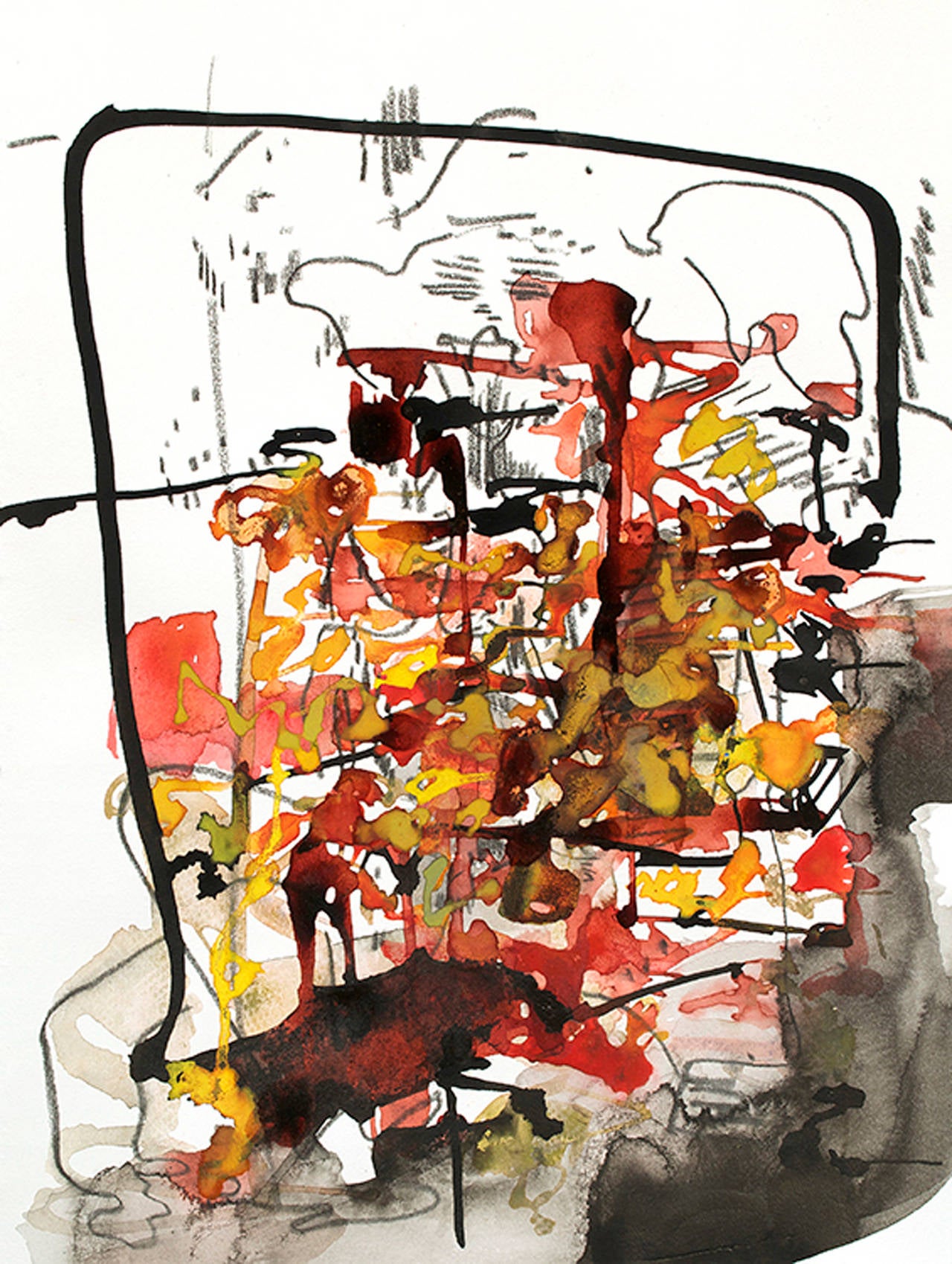 Zachary Keeting Abstract Painting - January (6)