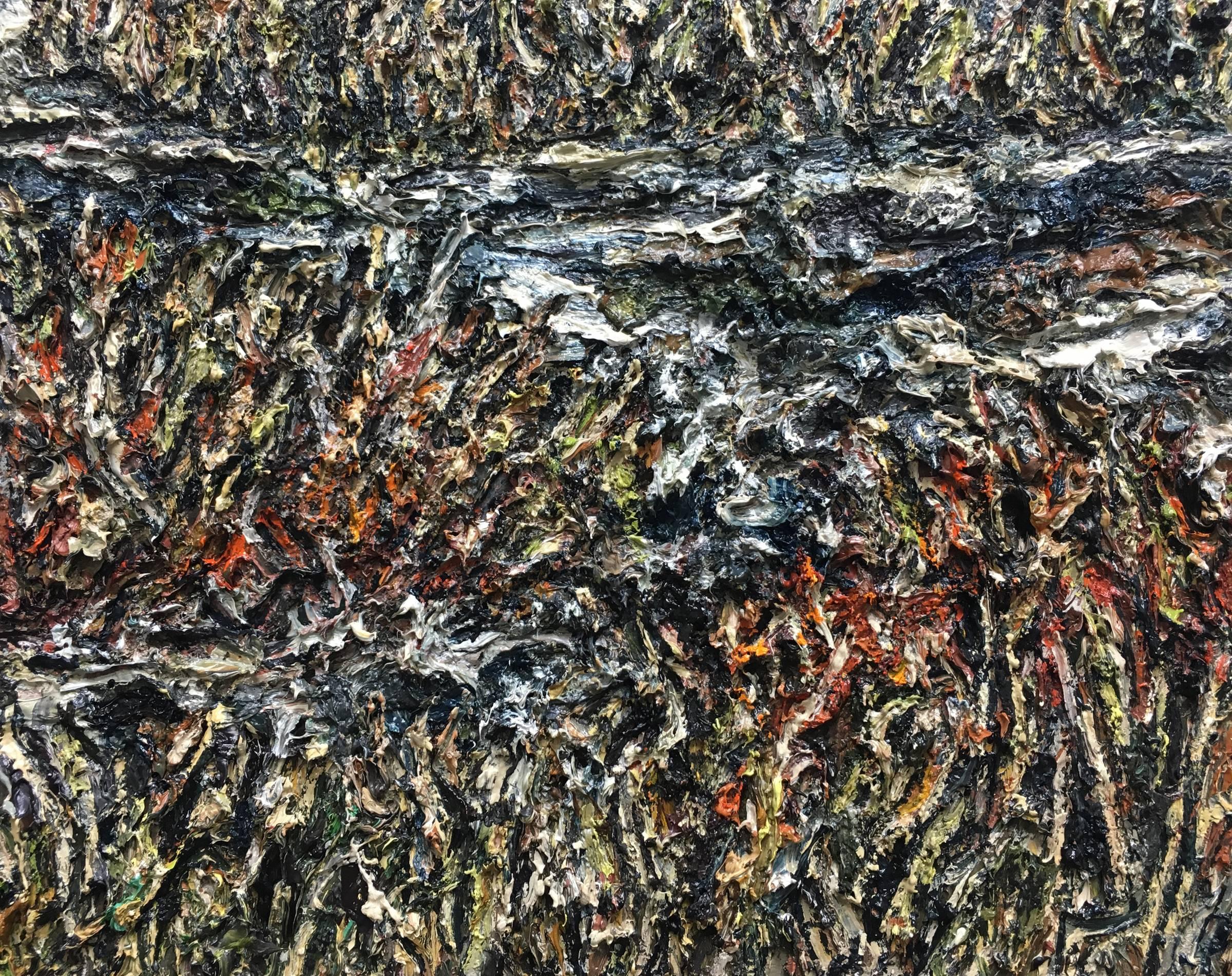 Steven Powers Landscape Painting - Across the Marsh II