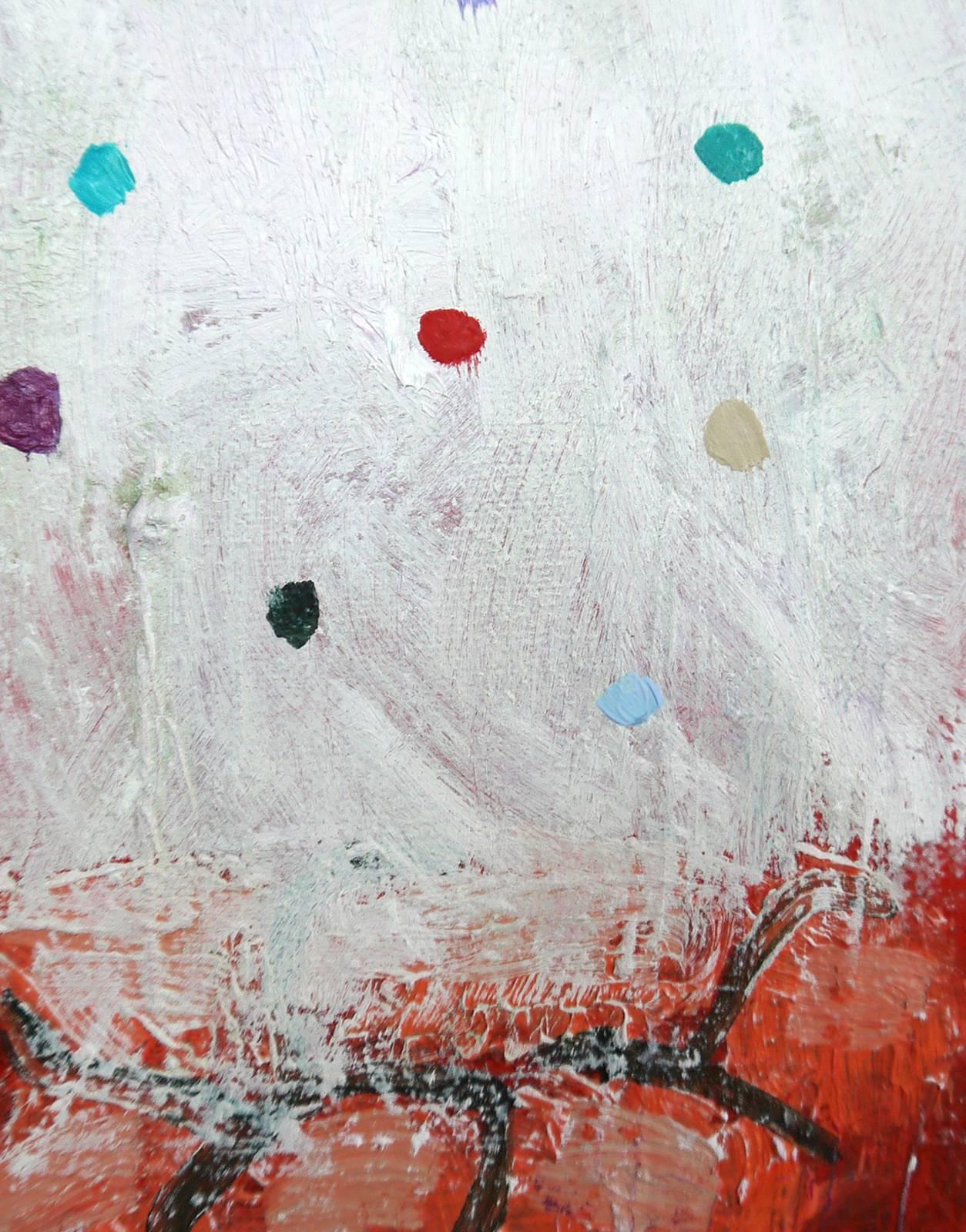 Valentines - Abstract Painting by Becky Yazdan