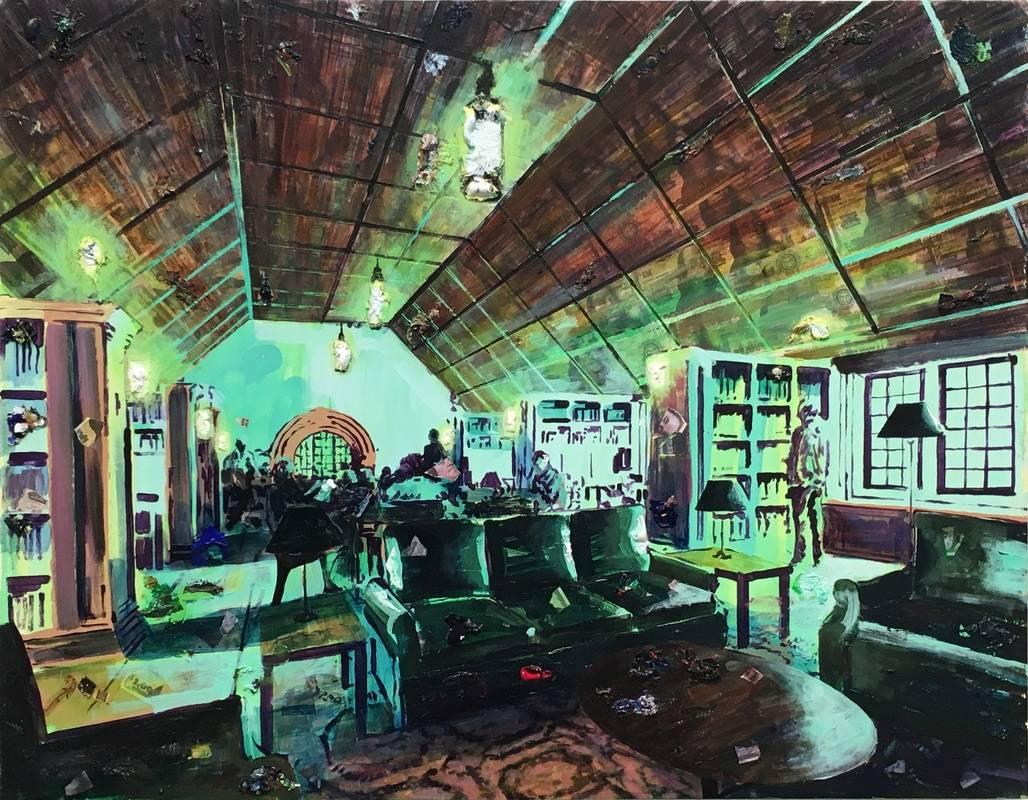 Chris Barnard Abstract Painting - Benjamins