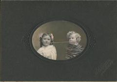Untitled, Girl with Boy Tied Up in String