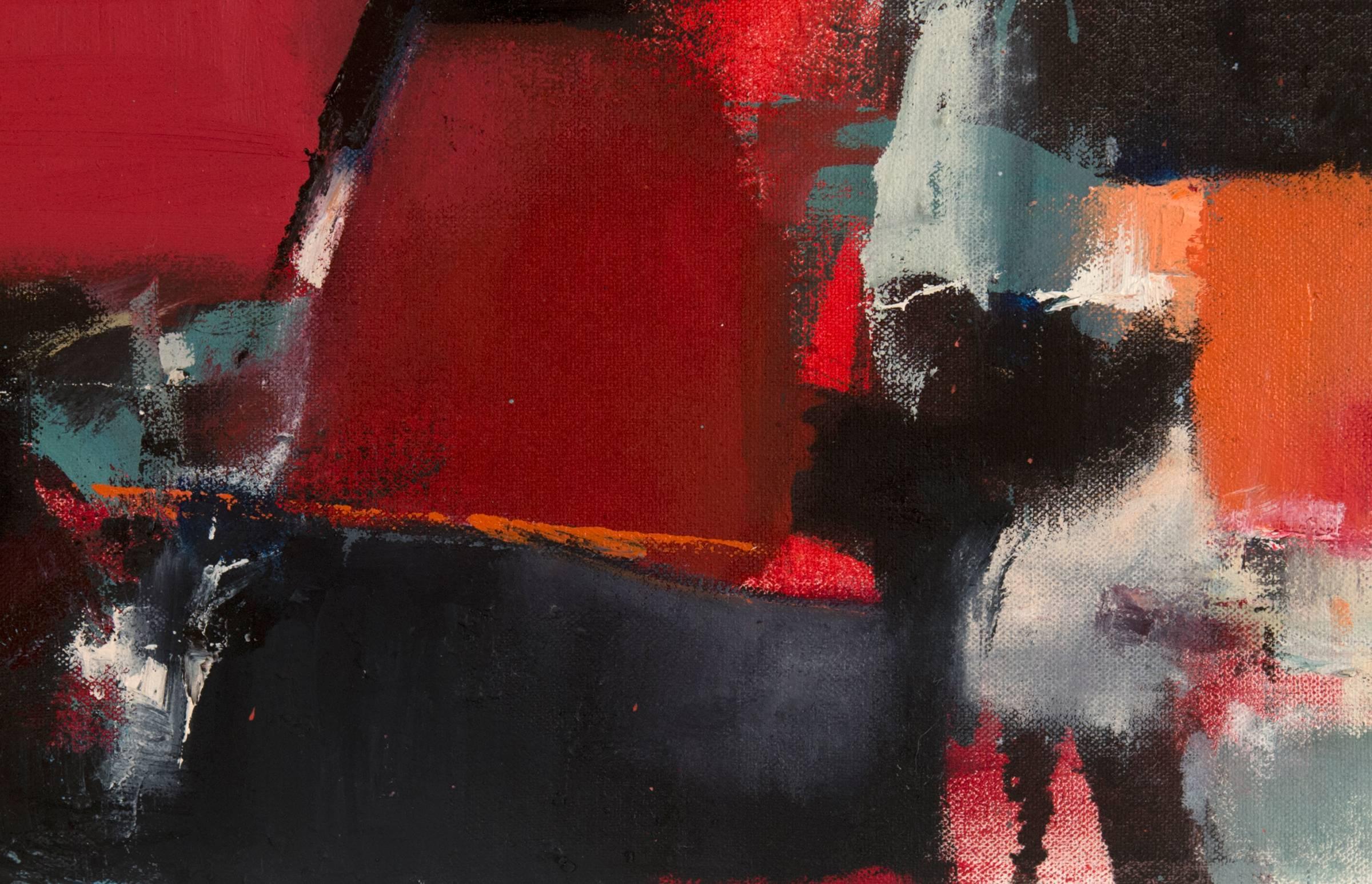 Red Study - Abstract Painting by Emilia Dubicki