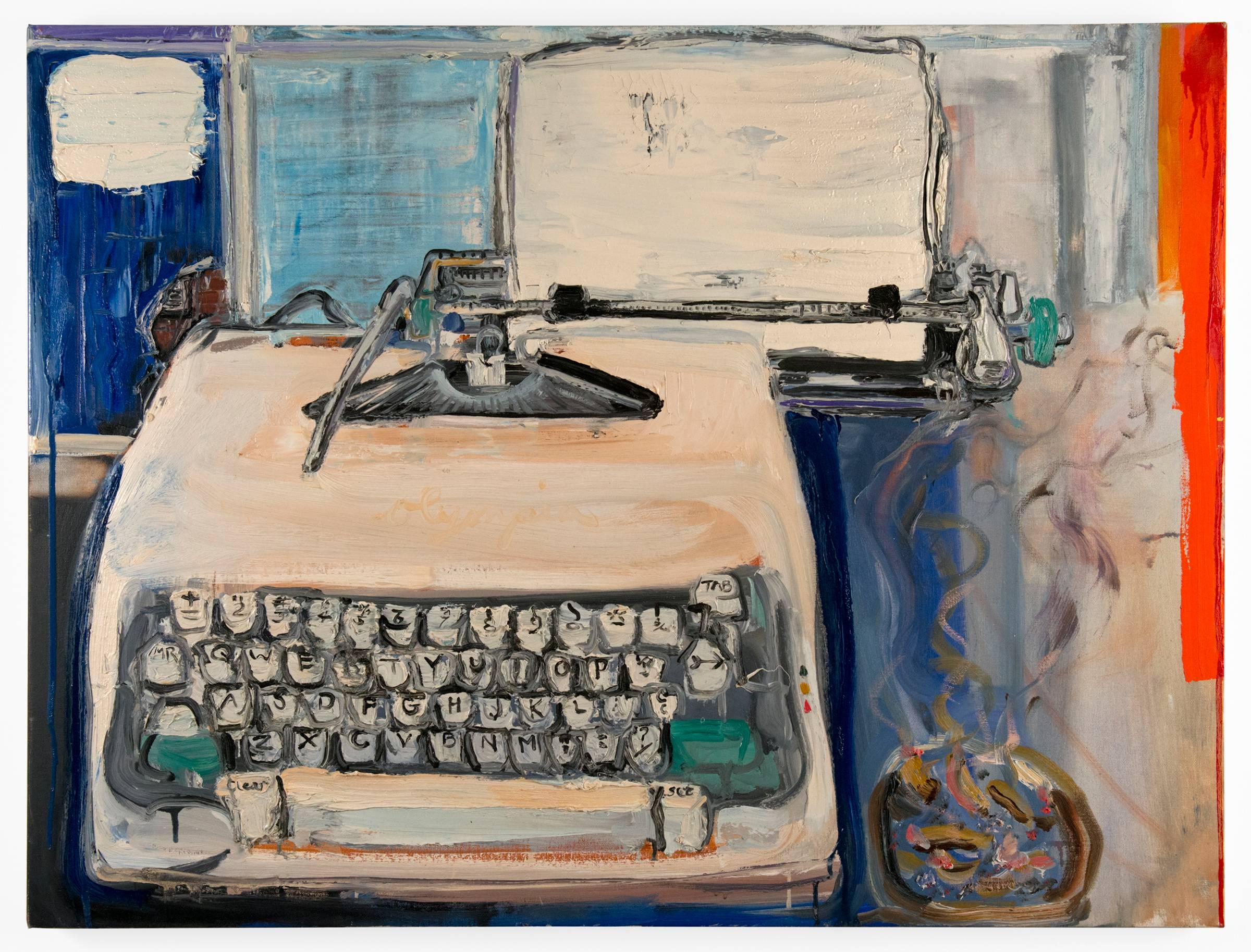 Sam Messer Interior Painting - Modern Typewriter
