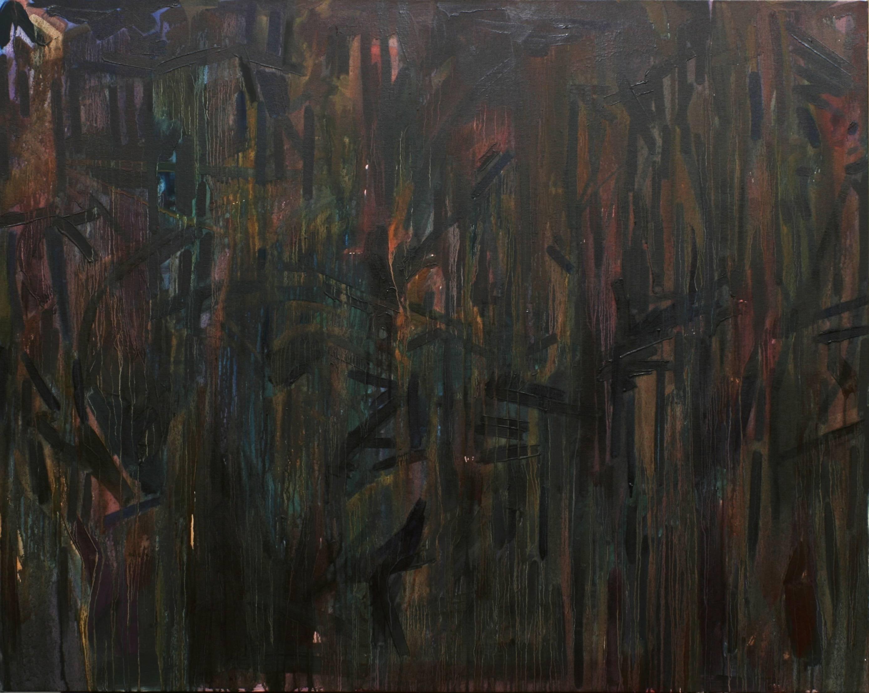 Chris Barnard Abstract Painting - Forest