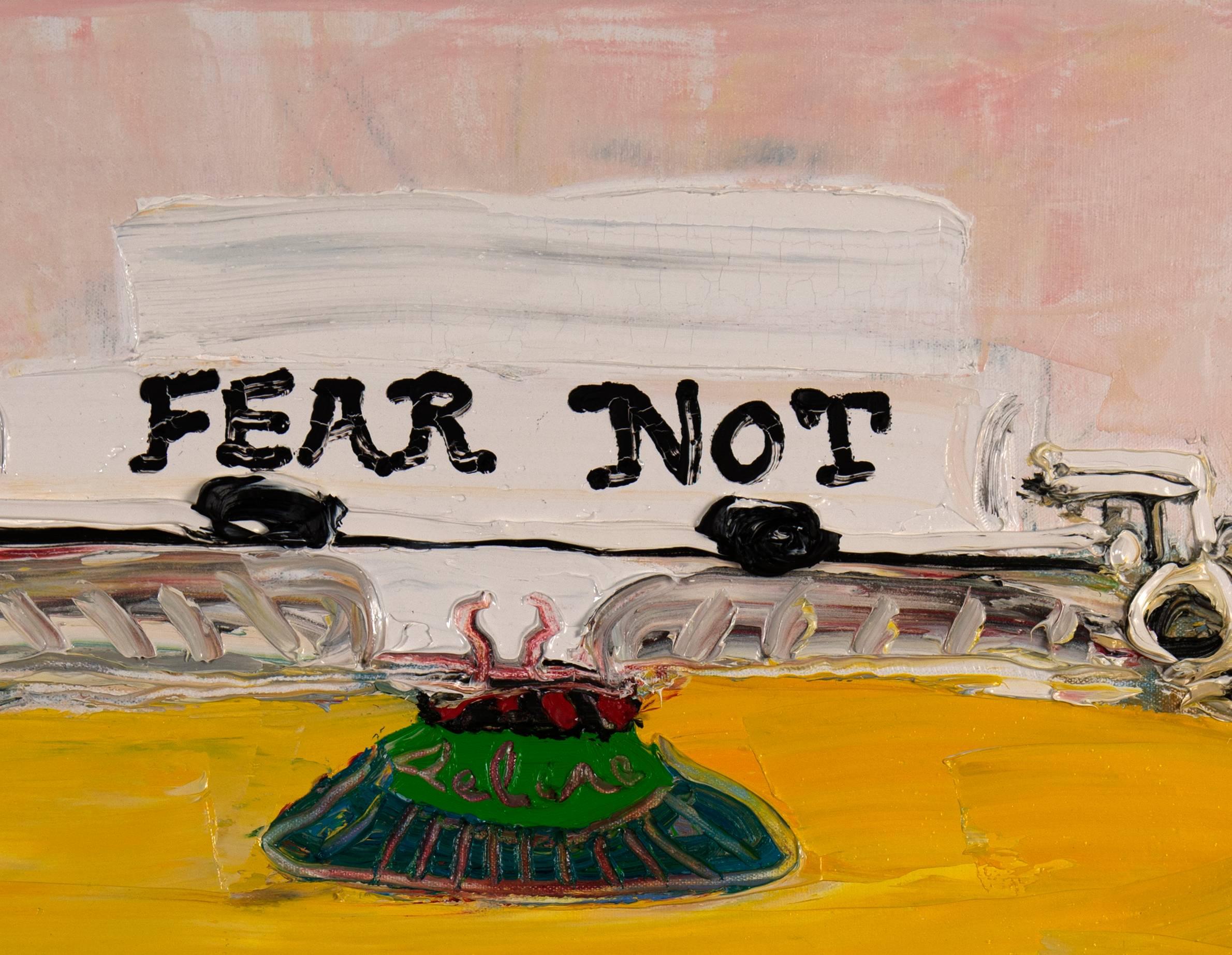 Fear Not - Contemporary Painting by Sam Messer