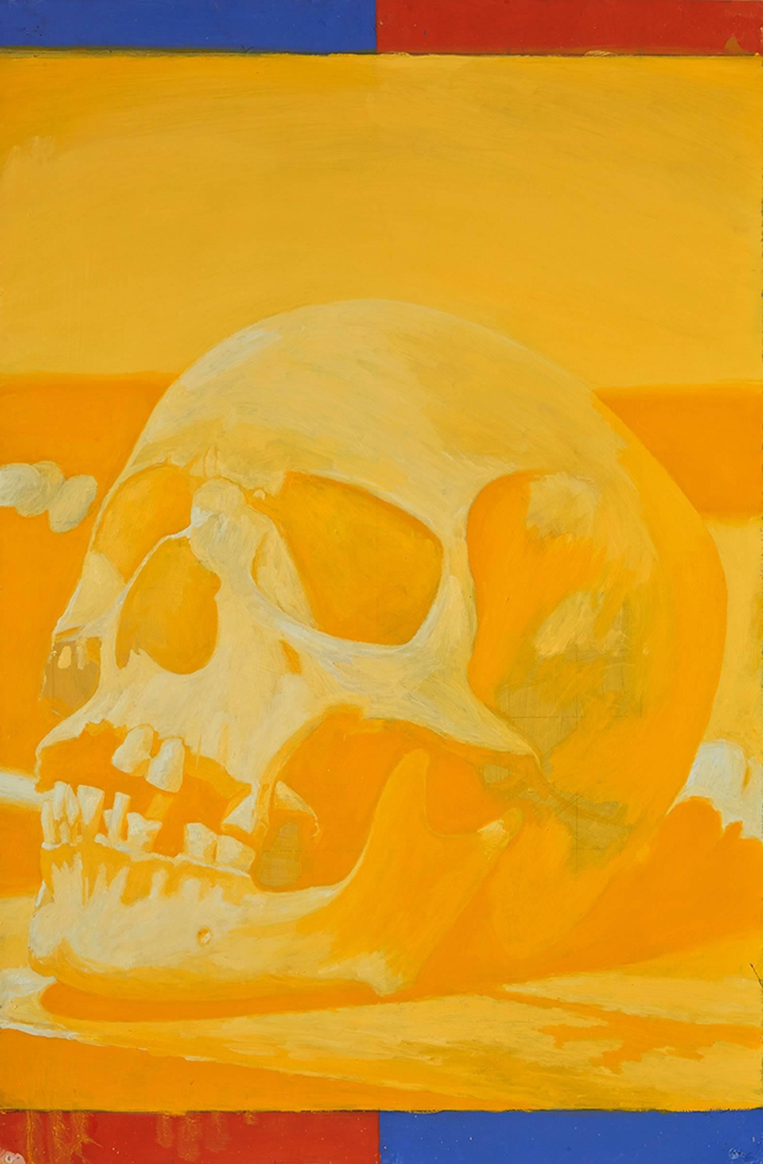 Six Skulls - Contemporary Painting by John Keefer