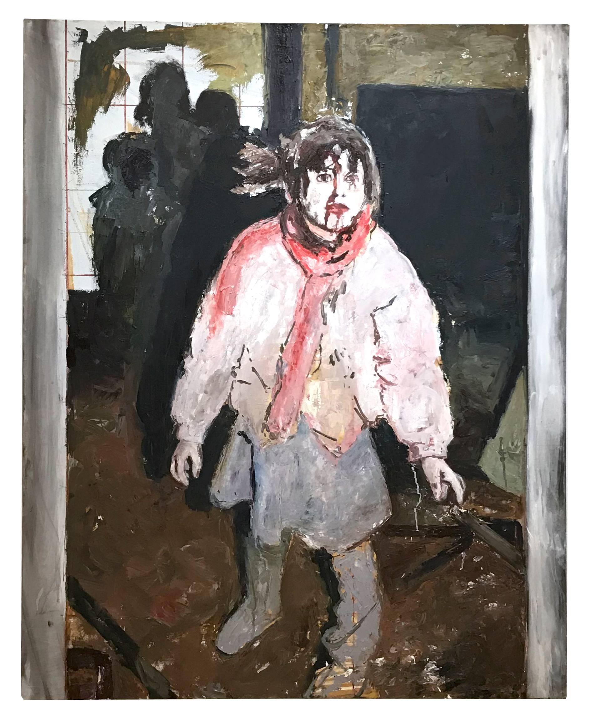 John Keefer Portrait Painting - Pink Jacket