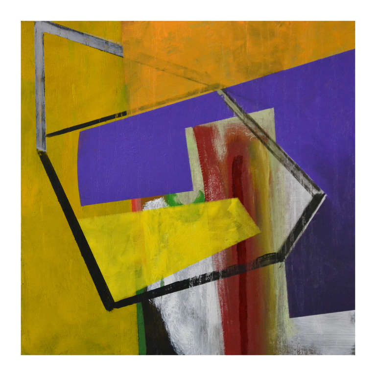 Willard Lustenader Abstract Painting - Untitled