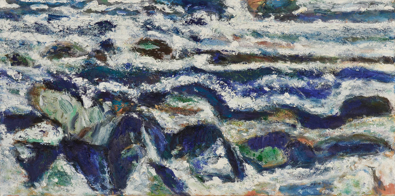 Bernard Chaet Landscape Painting - Surf