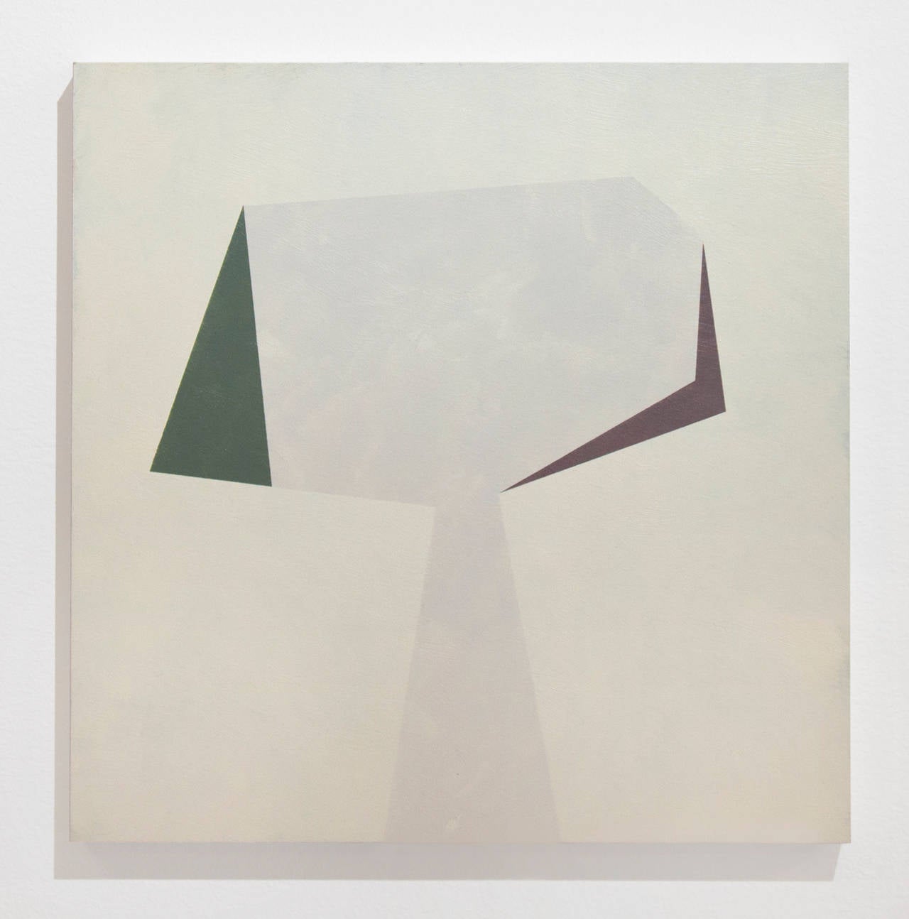 Untitled (White, Green, Purple) - Art by Willard Lustenader