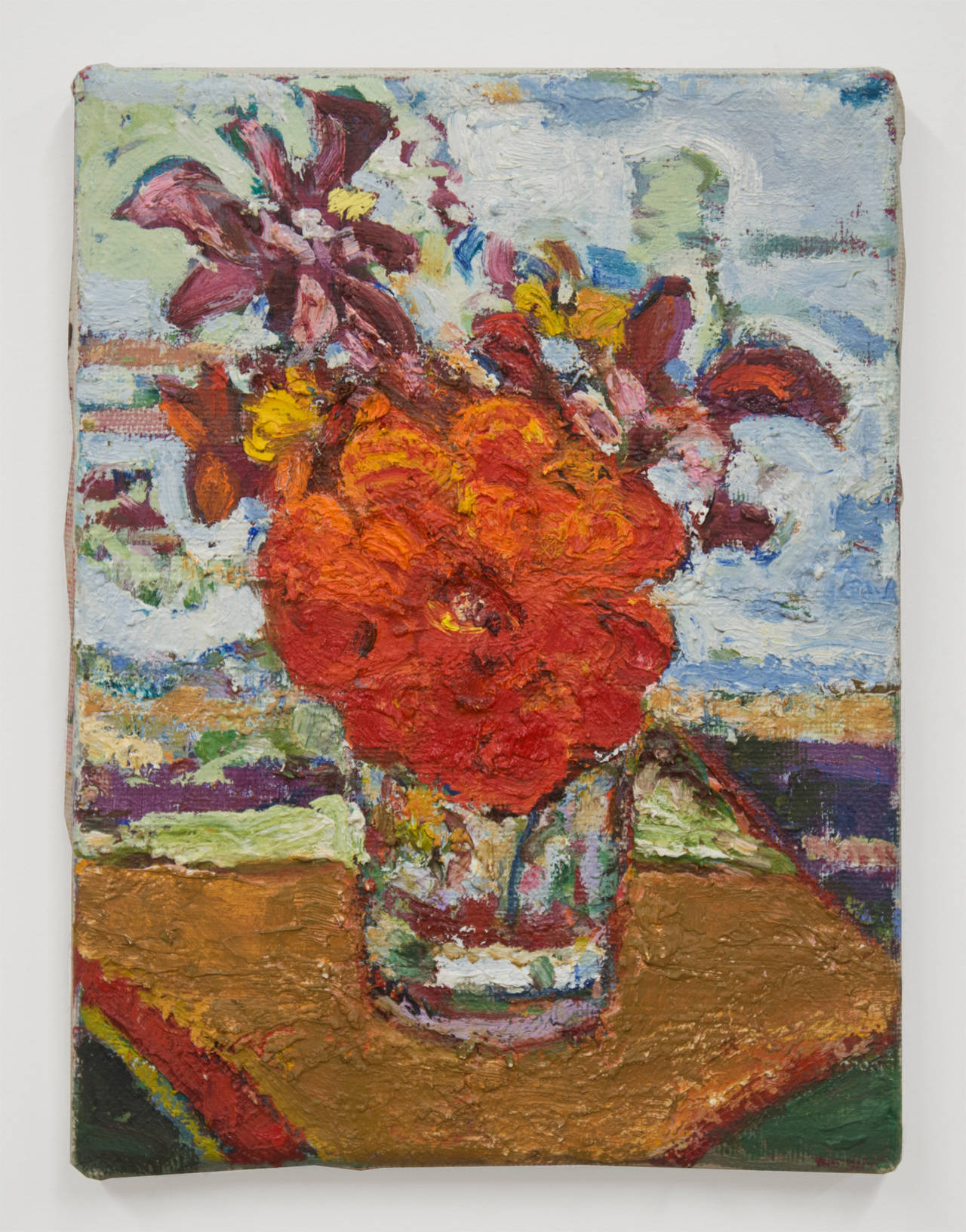 Bernard Chaet Landscape Painting - Red Flower