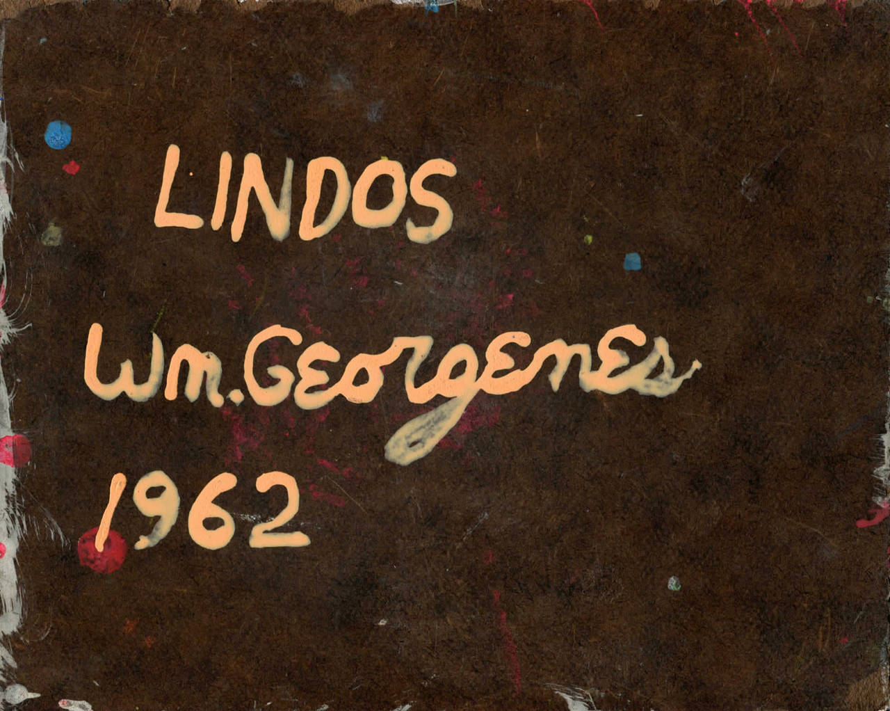 Lindos - Painting by William Georgenes