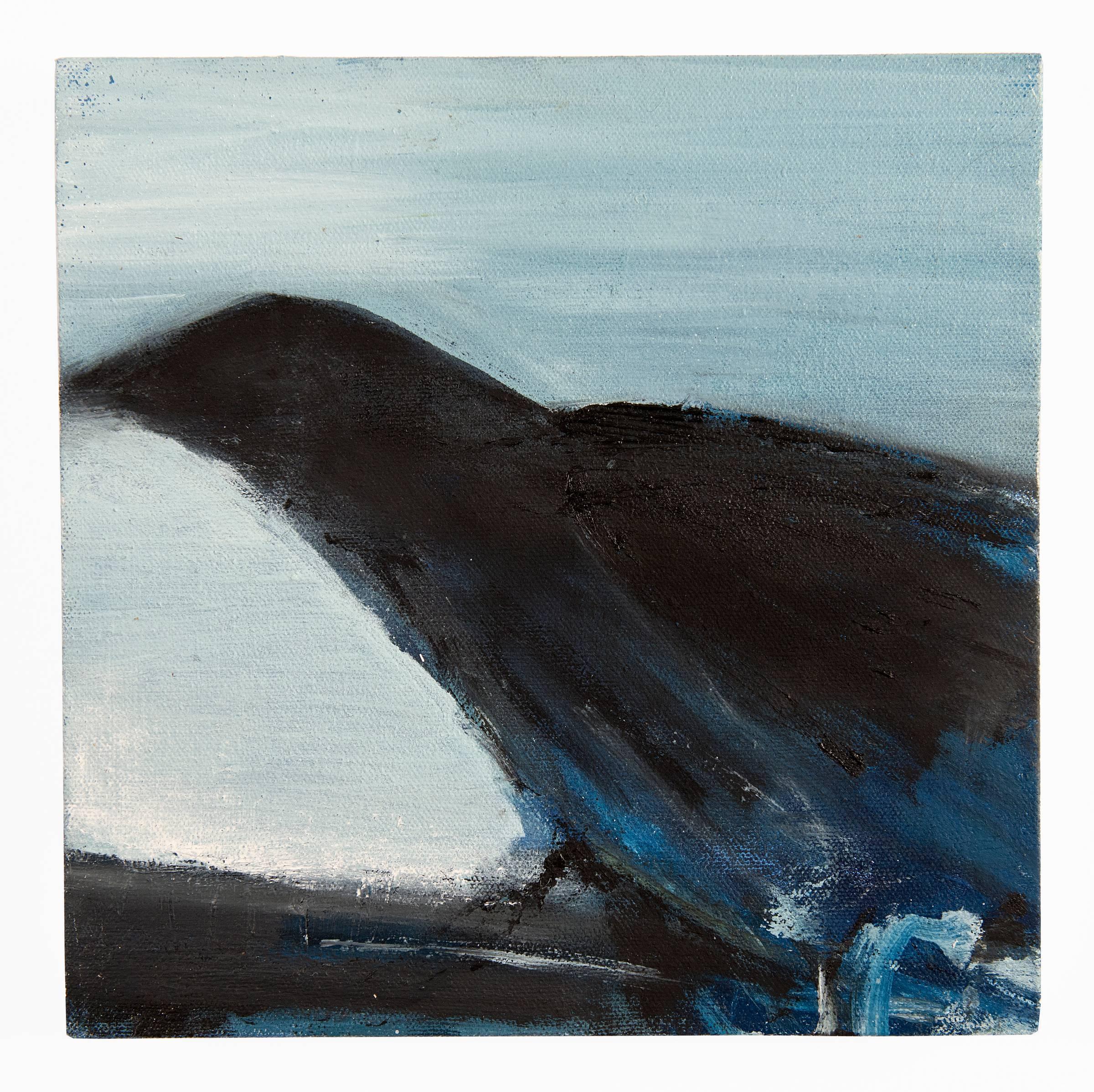 Emilia Dubicki Abstract Painting - The Blackbird