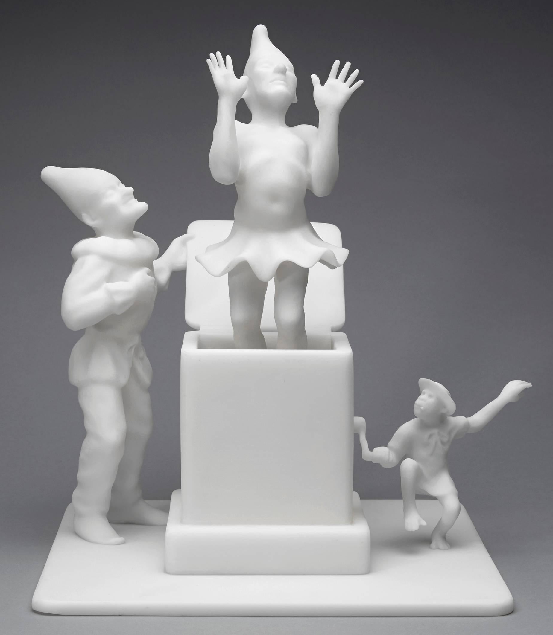 Robert Taplin Still-Life Sculpture - Punch Pops the Weasel