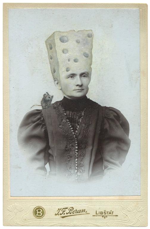 Jana Paleckova Portrait Painting - Cheese Head