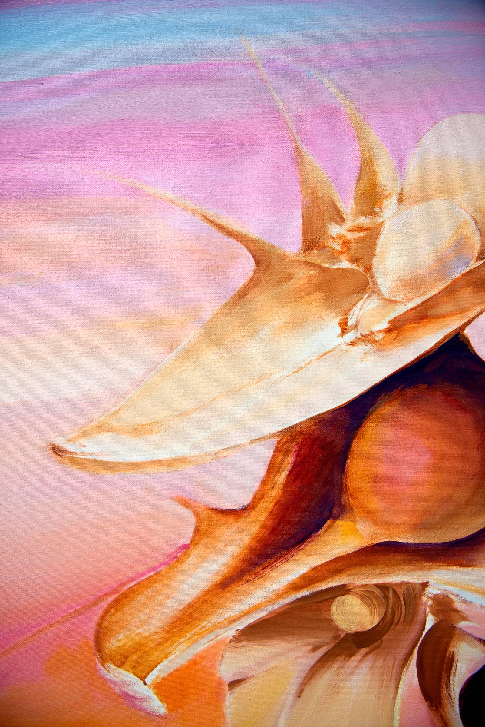 CONSTELLATION - Brown Still-Life Painting by Richard Lytle