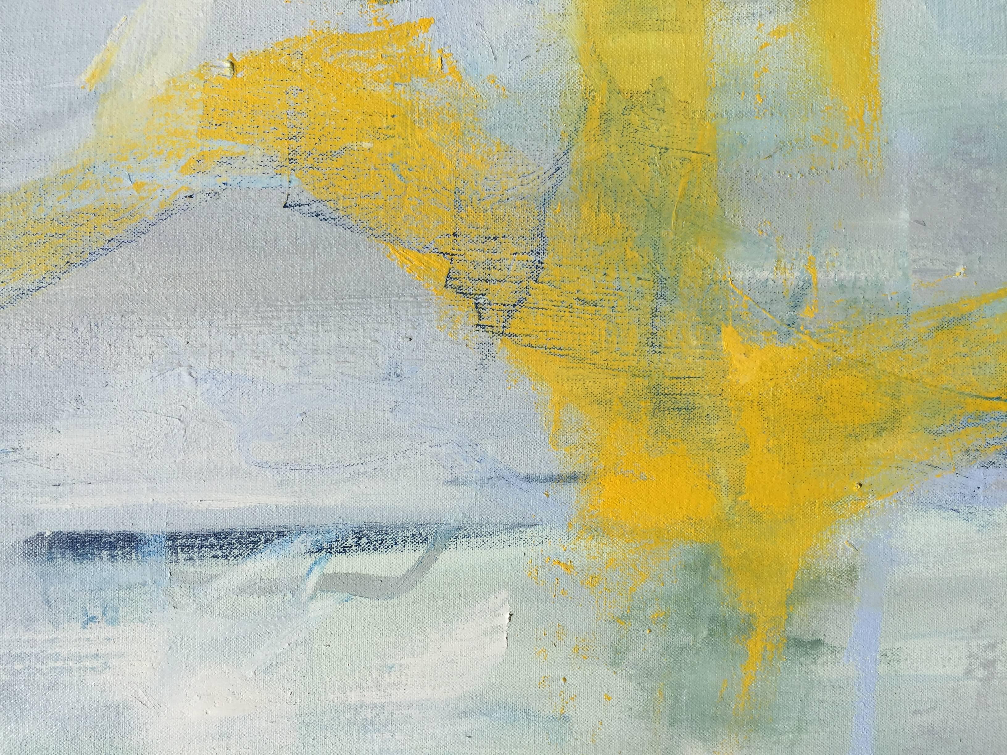 THE YELLOW CHANNEL - Painting by Emilia Dubicki