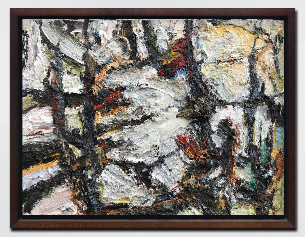 Steven Powers Abstract Painting - Through The Branches I