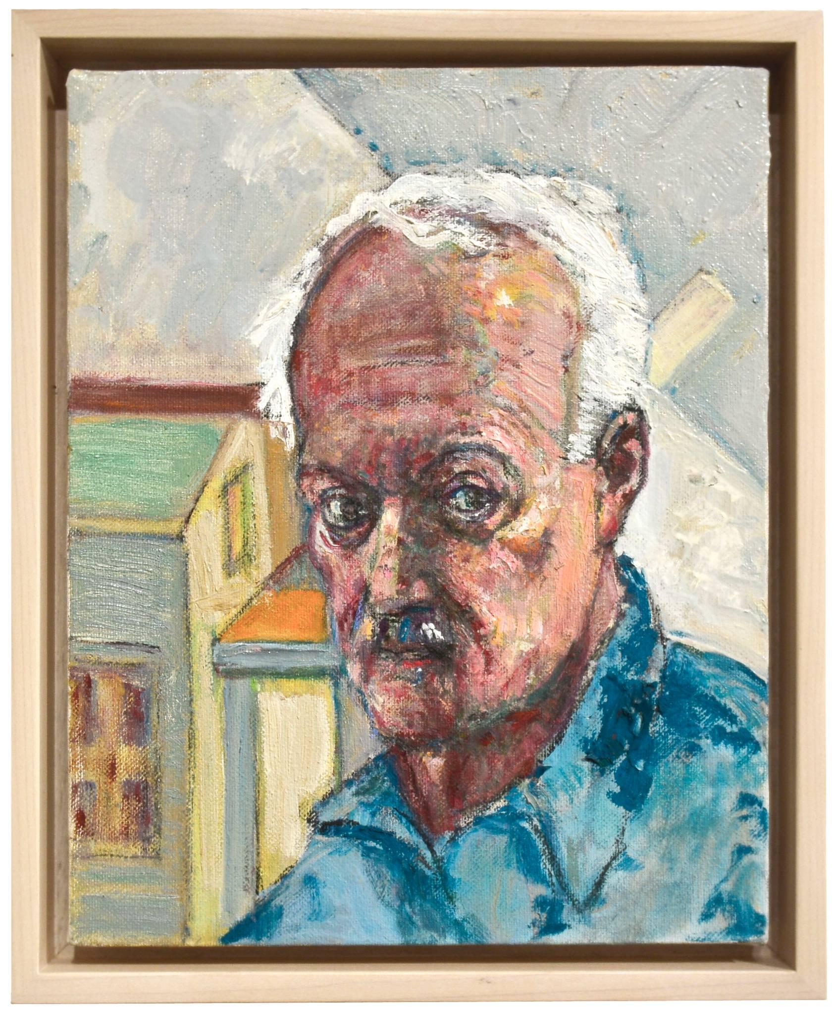 Self Portrait - Painting by Bernard Chaet