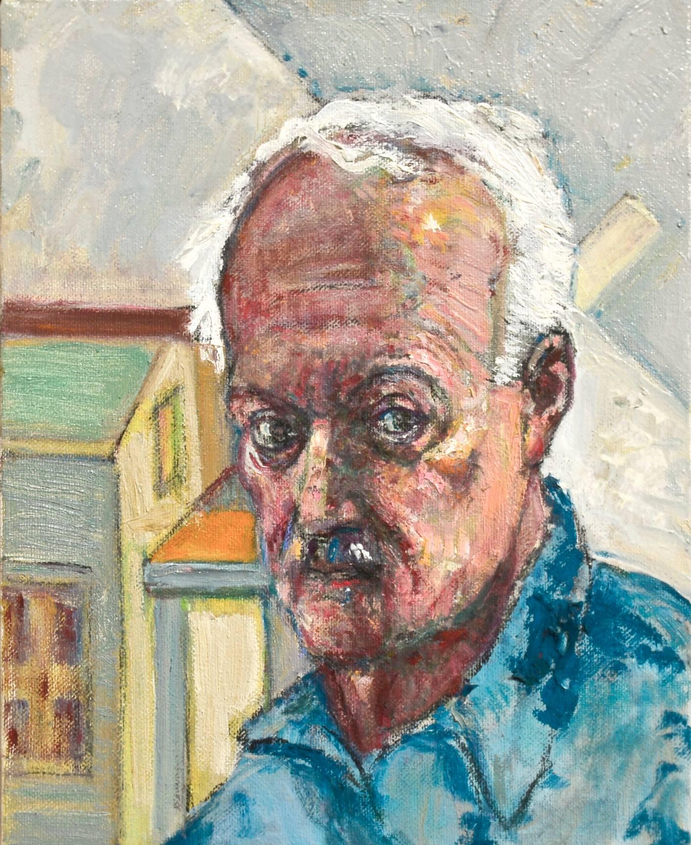 Bernard Chaet Portrait Painting - Self Portrait