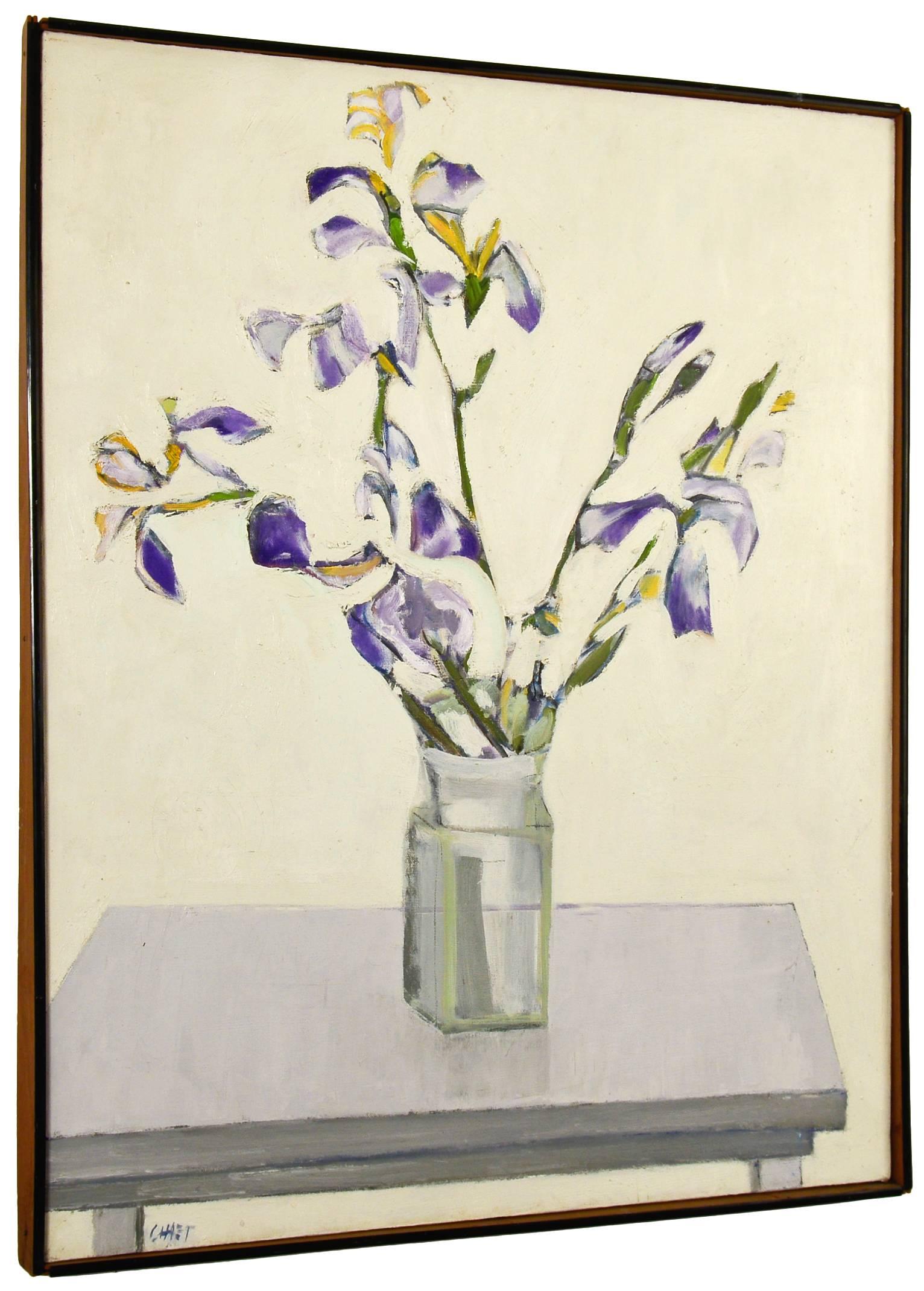 Iris - Painting by Bernard Chaet