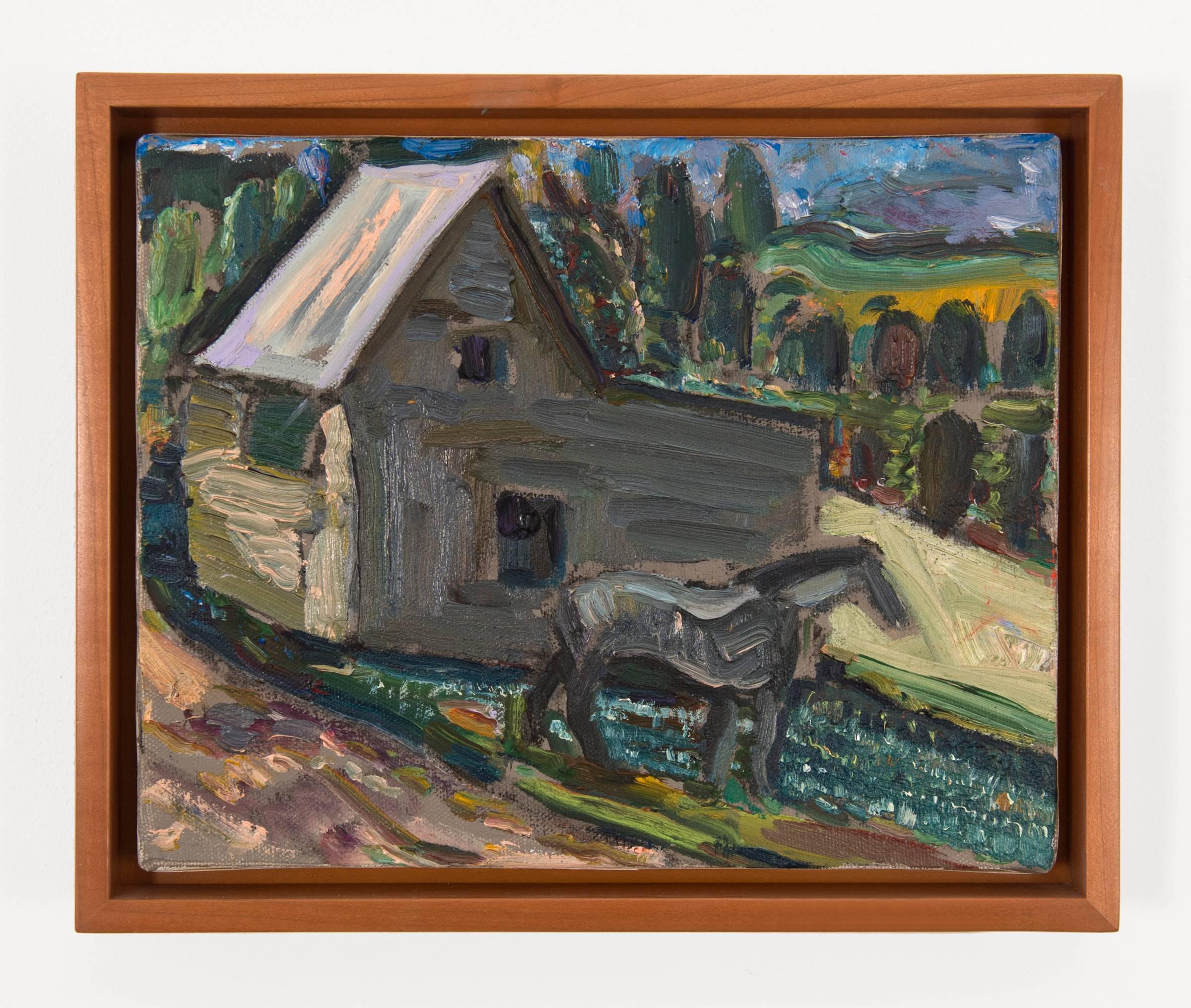 Bernard Chaet Landscape Painting - Farm