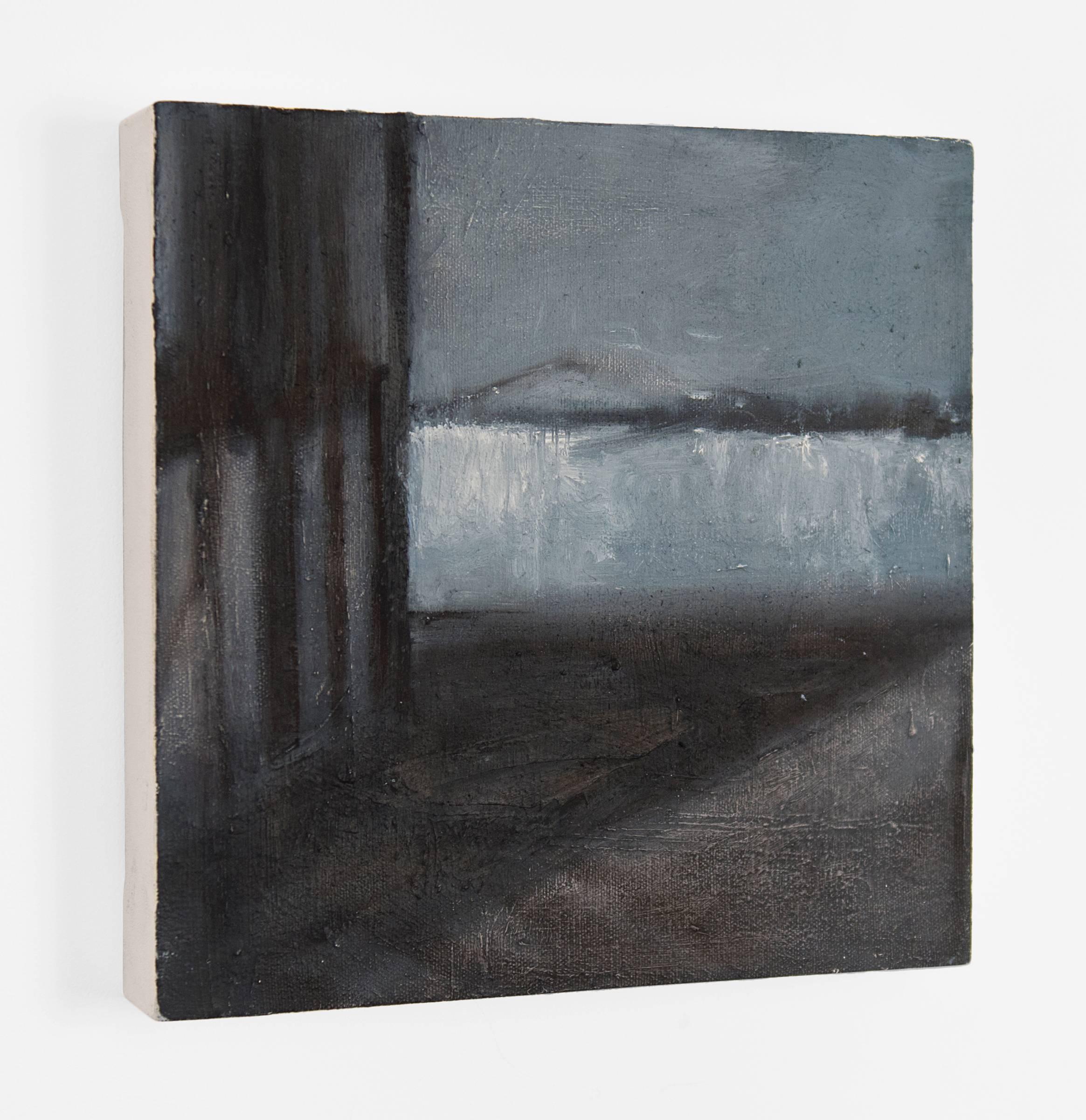 Waterfront Nocturne #2 - Painting by Emilia Dubicki