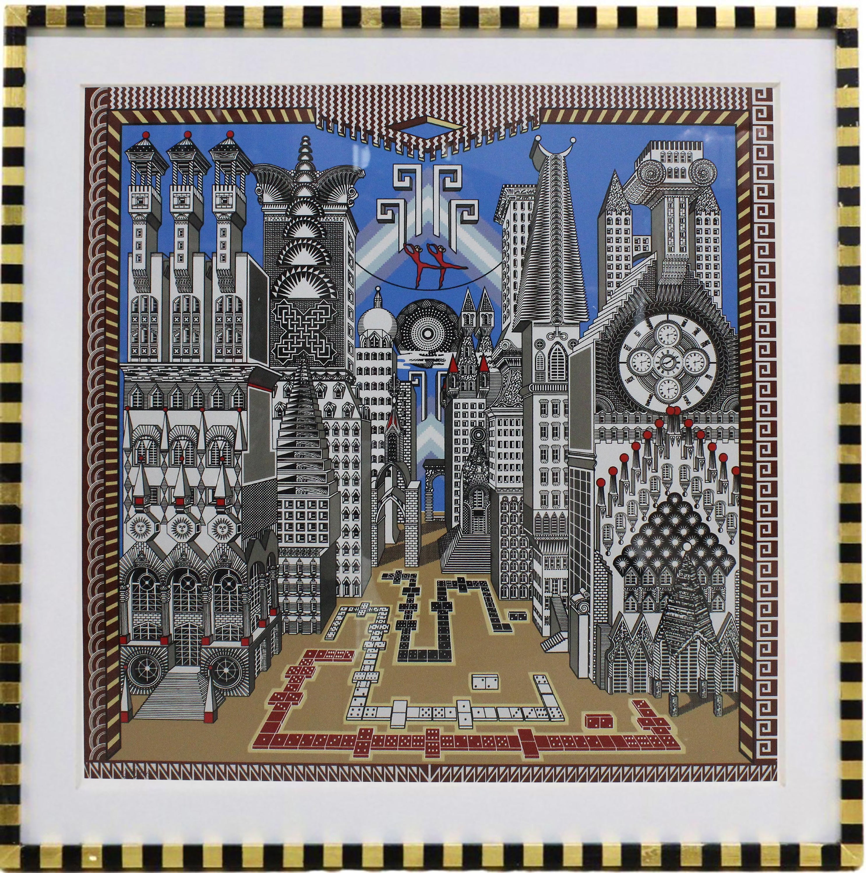 Malabaristas Parapsicológicos Giclée Print, Surrealist, Framed, 2010+