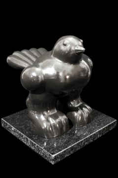 After Botero Small Bird Bronze Sculpture, Contemporary, 20th Century, Ed. 50