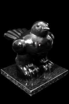After Botero Small Bird Bronze Sculpture, Contemporary, 20th Century, Ed. 50